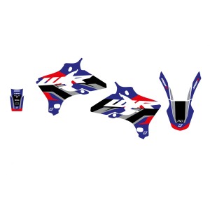 BLACKBIRD KOMPLET NAKLEJEK (OKLEIN) YAMAHA WR 250F '05-'06, WR 450F '05-'06 DREAM 5 KOLOR NIEBIESKI CZARNY