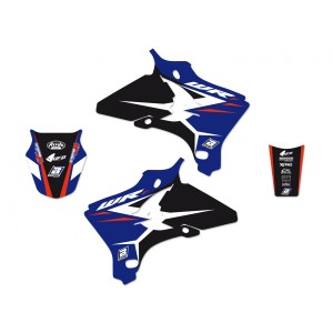 Komplet naklejek YAMAHA WR 250F '05-'06, WR 450F '05-'06 - niebieski/czarny