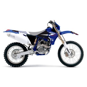 Komplet naklejek YAMAHA WR 250F '05-'06, WR 450F '05-'06 - niebieski/czarny