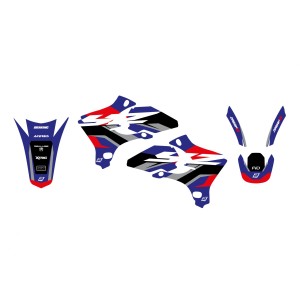 Blackbird Komplet Naklejek (Oklein) Yamaha YZ 250/450F '03-'05 Dream 5 Kolor Niebieski Czarny