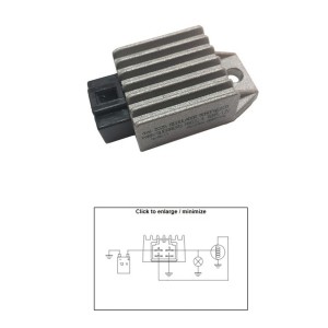 Regulator napięcia Kymco 50 Agility, People, Super 9, Top Boy (12V/8A)