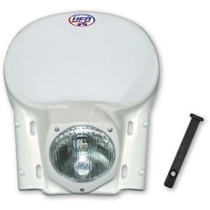 ufo lampa vintage \'78-\'88 kolor biały (szkło okrągłe)