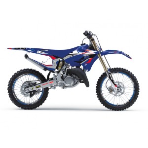 Komplet naklejek Blackbird Yamaha YZ 125/250 '15-'21 Dream 5 Kolor Niebieski Czarny Biały
