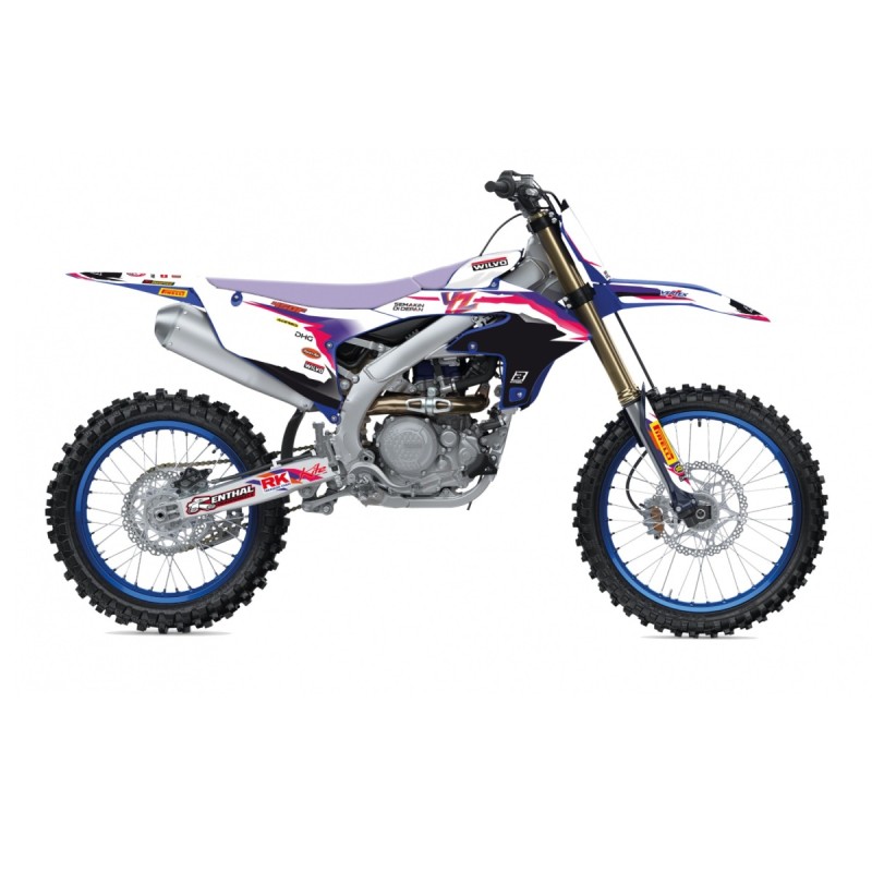 Komplet naklejek YAMAHA YZ 250F '23-'24; YZ 450F '23-'24 REPLICA YAMAHA FACTORY RACING 23 50TH