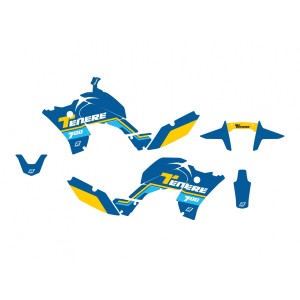 Komplet naklejek (oklein) Yamaha Tenere 700 '20-'23 Rally Ride kolor niebieski