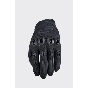 five gloves rękawice skórzano-tekstylne stunt evo 2 kolor czarny rozmiar 10 (l)