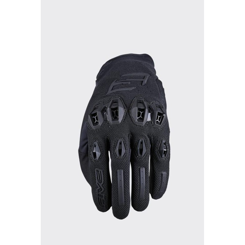 five gloves rękawice skórzano-tekstylne stunt evo 2 kolor czarny rozmiar 10 (l)