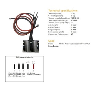 Regulator napięcia Harley-Davidson ESR851