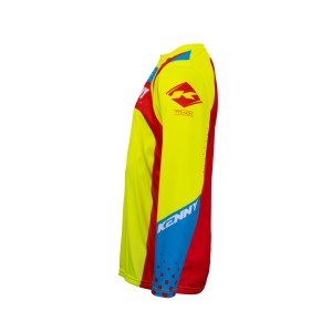 Kenny Racing Koszulka Cross/Enduro Track Kid/Junior 3/4l Neon Yellow/Red Rozmiar XXXXS