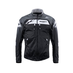 Kurtka Adventure/Enduro Kenny Racing model Softshell Grey czarno-szara-biała rozmiar M