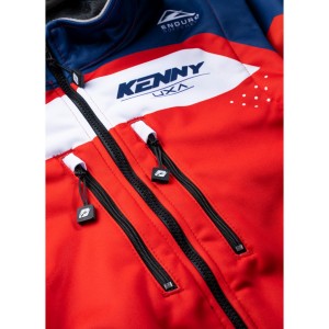 Kurtka do jazdy enduro KENNY RACING SOFTSHELL XL czerwono-niebiesko-biała