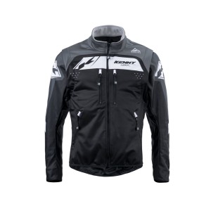 Kurtka Adventure/Enduro Kenny Racing Softshell Grey czarno/szaro/biała XXL