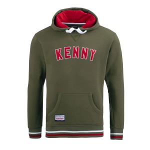 Bluza z kapturem Kenny Racing model Academy kolor zielony rozmiar M