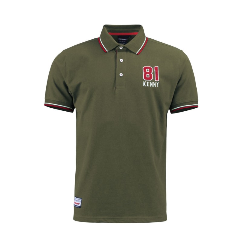 KENNY RACING Koszulka Polo Model Academy Zielona Rozmiar M