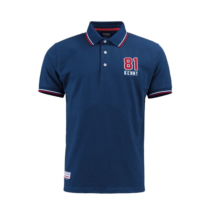 KENNY RACING Wyprzedaż Koszulka Polo Model Academy Niebieska Rozmiar L