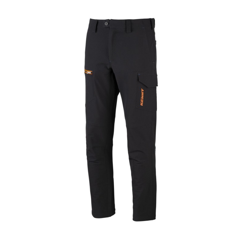 KENNY RACING Spodnie Model Mega Black/Orange Rozmiar XXL (38)