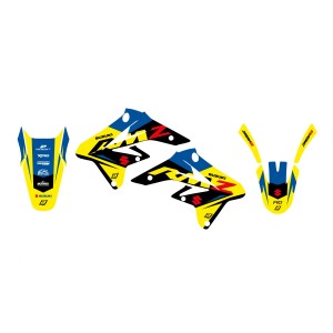 Komplet naklejek (oklein) Suzuki RMZ 250 '07-'09 Dream 5 kolor żółty niebieski