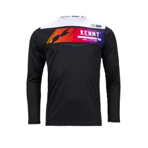Koszulka rowerowa KENNY RACING MTB ELITE BLACK rozmiar L