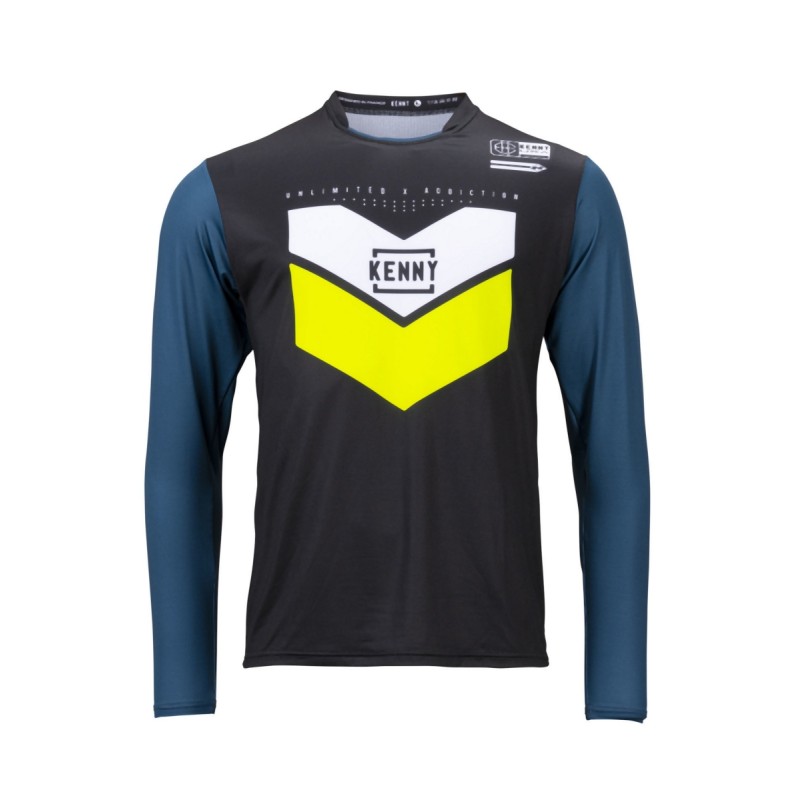 KENNY RACING Koszulka Rowerowa MTB Model Prolight Lime/Black XL