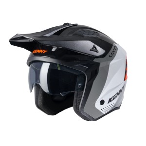 Kenny Racing Kask Otwarty Jet Model Miles Graphic Black/Orange Biały/Czarny/Szary/Pomarańczowy Rozmiar M