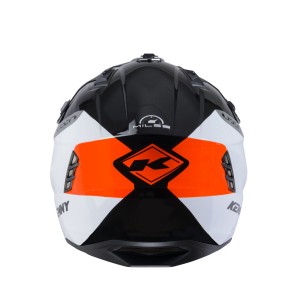 Kenny Racing Kask Otwarty Jet Model Miles Graphic Black/Orange Biały/Czarny/Szary/Pomarańczowy Rozmiar M