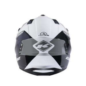 Kask otwarty Kenny Racing Jet Miles White/Grey XL