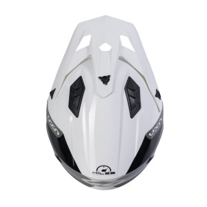 Kask otwarty Kenny Racing Jet Miles White/Grey XL