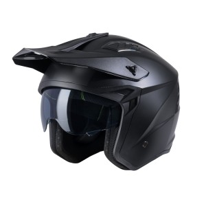 Kenny Racing Kask Otwarty Jet Model Miles Solid Matt Black Czarny Rozmiar L