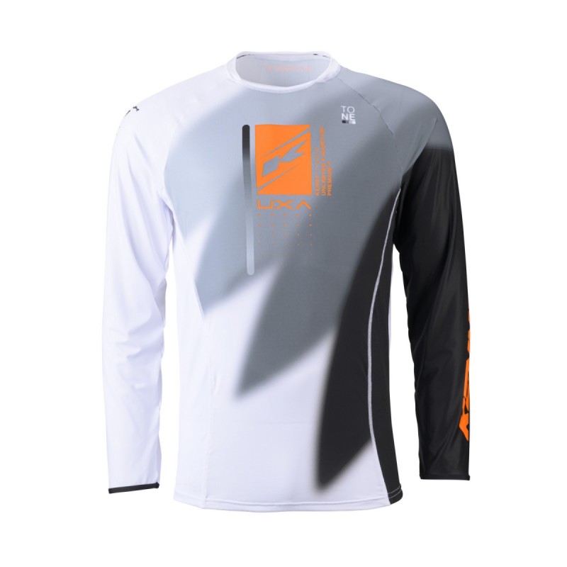 Koszulka cross/enduro Kenny Racing Titanium Tones White rozmiar XXL