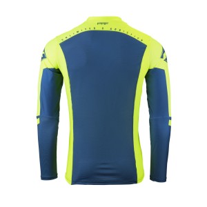 Koszulka cross/enduro Kenny Racing Performance Solid Neon Yellow niebieski/żółty fluo XXL