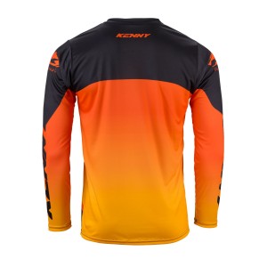 Koszulka cross/enduro Kenny Racing model Track Kid/Junior XXXXS czarny/szary/pomarańczowy