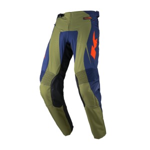 Spodnie Cross/Enduro Kenny Racing Performance Solid Kaki Zielony/Niebieski Rozmiar M (32)