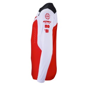 KENNY RACING KOSZULKA ROWEROWA MTB KID/JUNIOR/DZIECIĘCA ELITE RED KOLOR CZERWONY ROZMIAR XS (10/12 LAT)