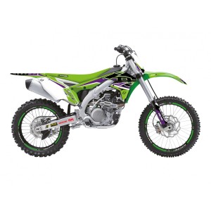 BLACKBIRD KOMPLET NAKLEJEK (OKLEIN) KAWASAKI KX 450F '16-'18 DREAM 5 KOLOR ZIELONY CZARNY
