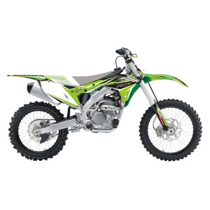 Naklejki Kawasaki KX 250F '17-'20 Dream 4 kolor zielony czarny - Komplet wyprzedażowy