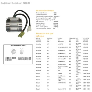 Regulator napięcia Suzuki DL 650 V-Strom '04-'09, SV 650 '03-'08, SV 1000 '03-'07, VL 800 Volusia '01-'02, LT-A Quad