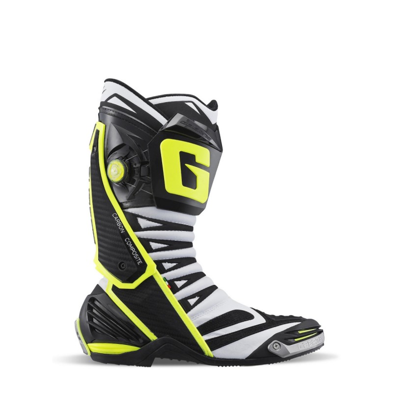 GAERNE WYPRZEDAŻ BUTY SPORTOWE MODEL GP1 EVO WHITE/BLACK/YELLOW BIAŁY/CZARNY/ŻÓŁTY ROZMIAR 44