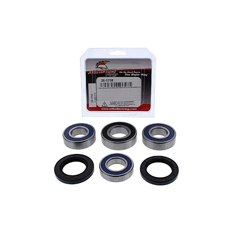 All Balls Łożyska Koła Tylnego z Uszczelniaczami - Łożyska Kół Tył