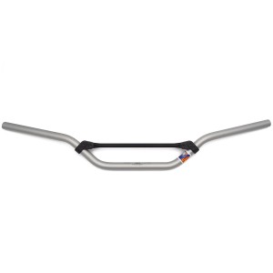 DOMINO KIEROWNICA ALUMINIOWA ALBERTO BAROZZI 22MM Z POPRZECZKĄ KOLOR SREBRNY