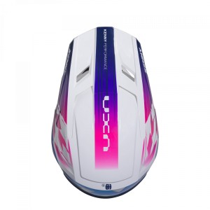 Kenny Racing Kask Cross/Enduro Model Performance ERT Graphic Gradient Niebieski/Biały/Różowy XL