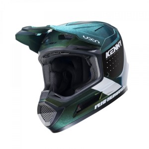 Kenny Racing Kask Cross/Enduro Model Performance ERT Graphic Chameleon Pearl - Zielony/Czarny/Biały - Rozmiar XXL