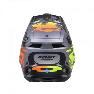 Kask cross/enduro Kenny Racing Performance ERT Steel Matt szary/zielony/pomarańczowy/czarny XL