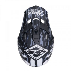 Kenny Racing Kask Cross/Enduro Model Track Graphic Dirt Matt Czarny/Szary Rozmiar L