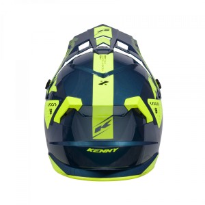 Kask cross/enduro Kenny Racing Track Graphic Zoom Petrol niebieski/żółty rozmiar XL