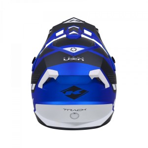 Kenny Racing kask cross/enduro Track Graphic Candy Blue Matt czarny/niebieski/biały XXL