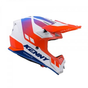 Kenny Racing Kask Cross/Enduro Model Track Graphic Patriot Biały/Niebieski/Czerwony Rozmiar XXL