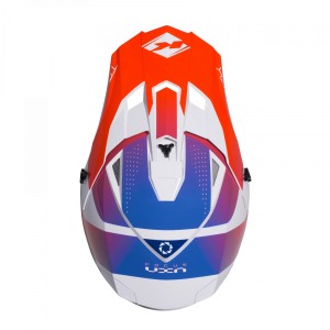 Kenny Racing Kask Cross/Enduro Model Track Graphic Patriot Biały/Niebieski/Czerwony Rozmiar XXL