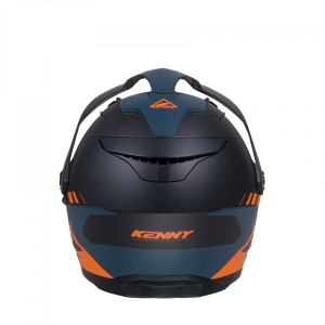 Kenny Racing Kask Dual Adventure Model Extreme Graphic Orange/Petrol Matt Czarny/Pomarańczowy Rozmiar S
