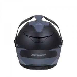 Kenny Racing Kask Dual Adventure Model Extreme Graphic Black/Grey Matt - Czarny/Szary - Rozmiar XL