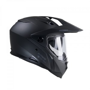 Kenny Racing Kask Dual Adventure Model Extreme Solid Matt Black - Rozmiar M (57-58 cm)